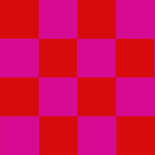Pink & Red Checked - Window Vinyl