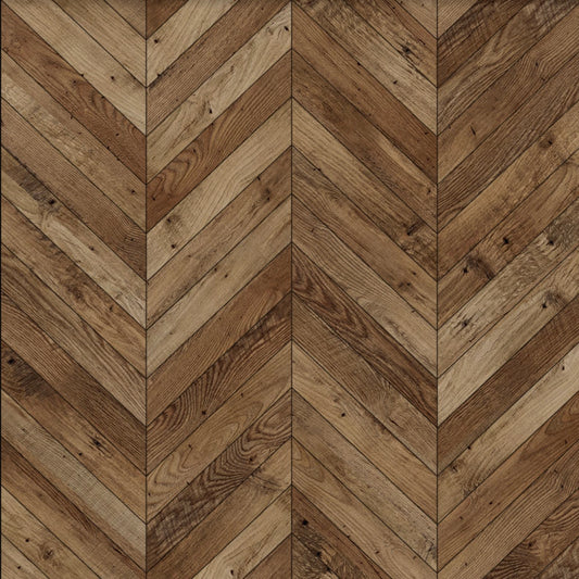 Wood Chevron - Floor & Wall Vinyl