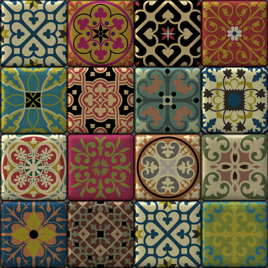 Moroccan Tiles - Window Vinyl