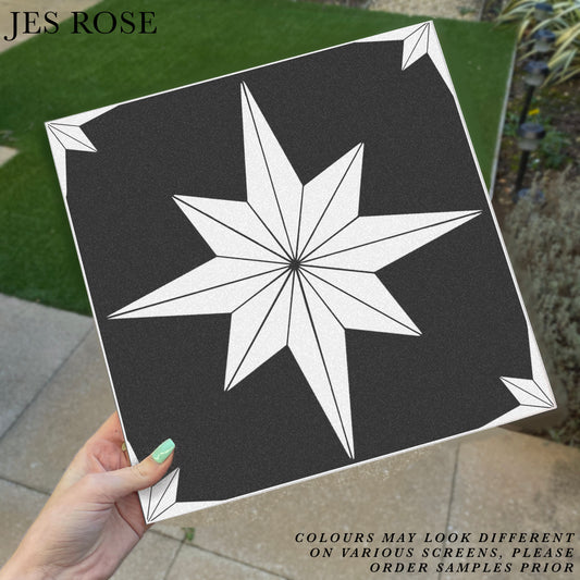 Astral Star White (Large) Premium Peel & Stick Tiles