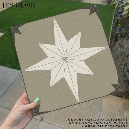 Astral Star Sage (Large) Premium Peel & Stick Tiles