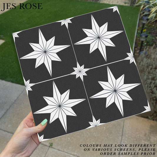 Astral Star White (Small) Premium Peel & Stick Tiles