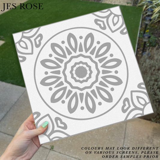 French Grey (Large) Premium Peel & Stick Tiles