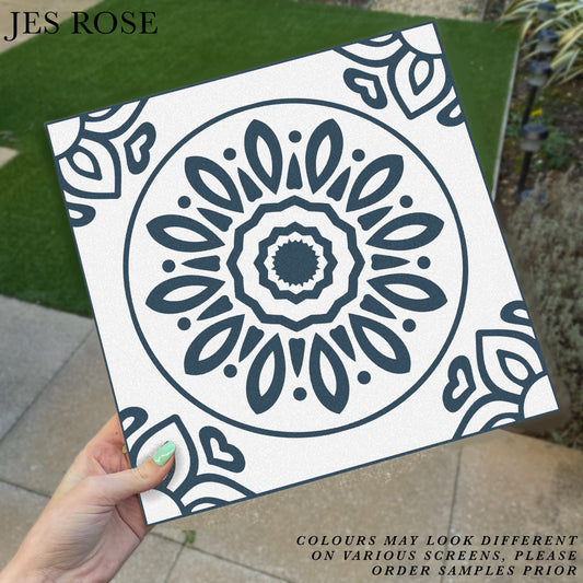 French Navy (Large) Premium Peel & Stick Tiles
