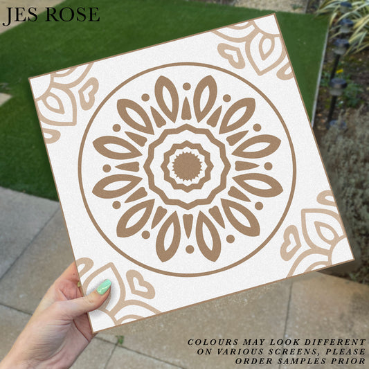 French Beige (Large) Premium Peel & Stick Tiles