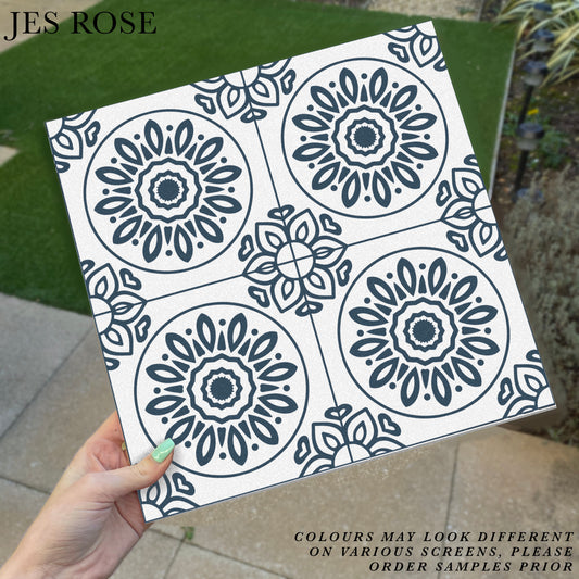 French Navy (Small) Premium Peel & Stick Tiles
