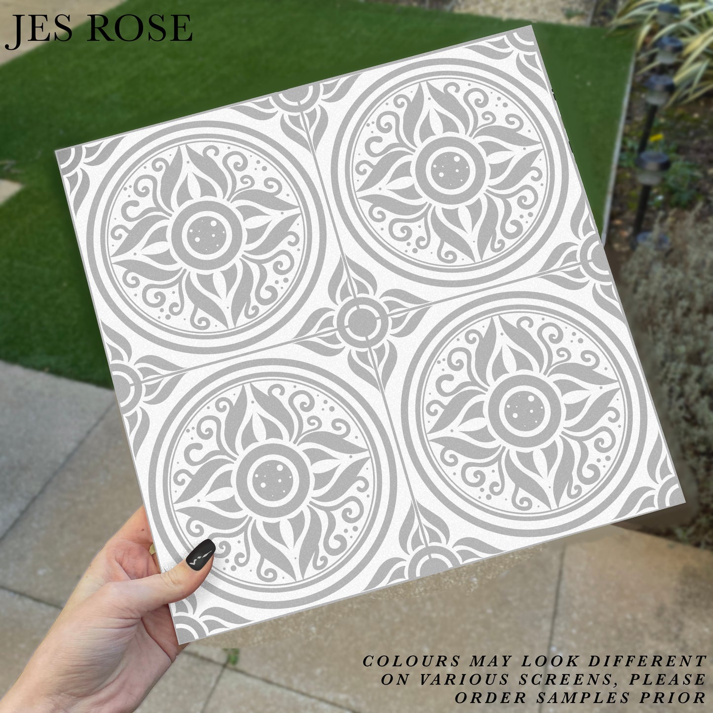 Lisbon Grey Premium Peel & Stick Tiles