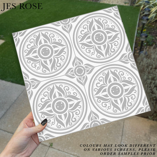Lisbon Grey Premium Peel & Stick Tiles