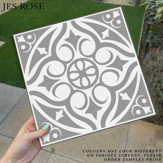 Victorian Grey (Large) Premium Peel & Stick Tiles