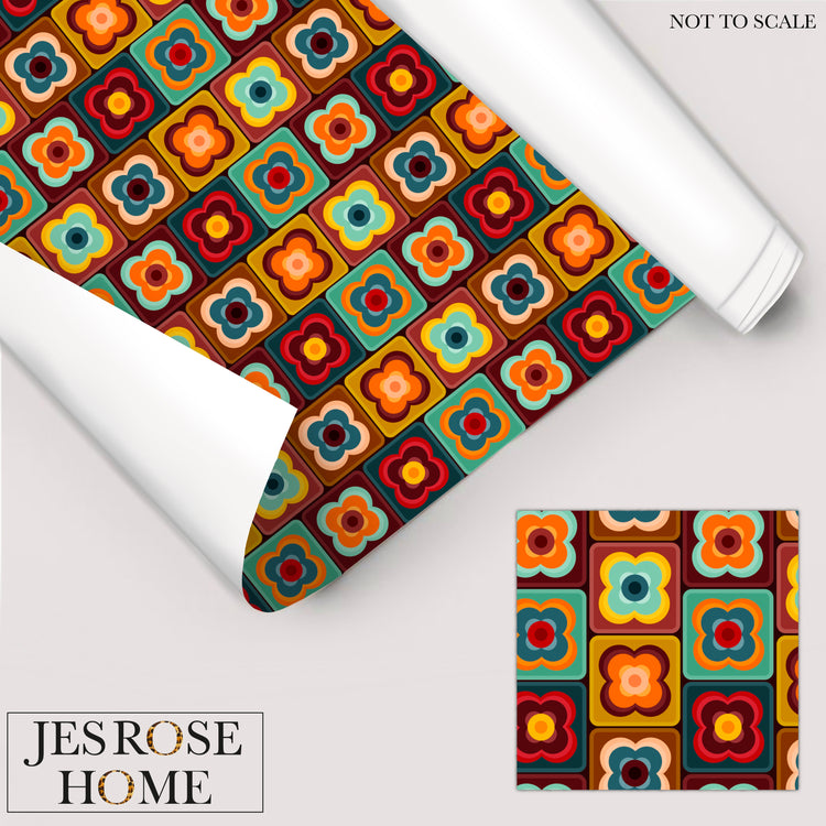 Retro Flower Tiles