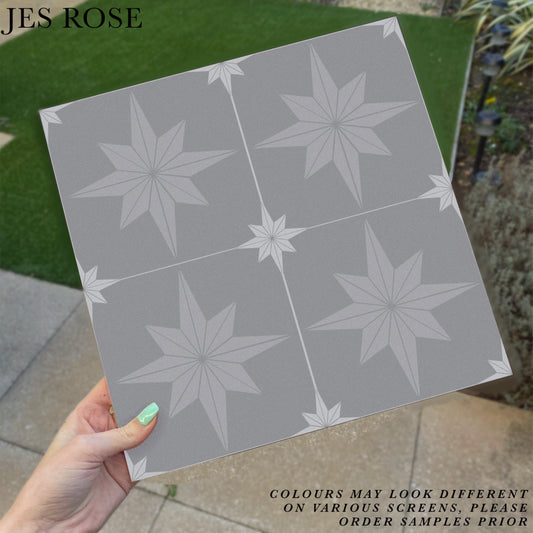 Astral Star Grey (Small) Premium Peel & Stick Tiles