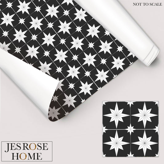 Astral Star Tiles White
